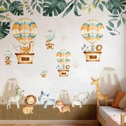 Mural Globos en la Selva