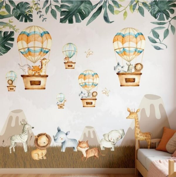 Mural Globos en la Selva