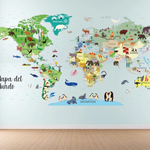 Mural Mundo Animal