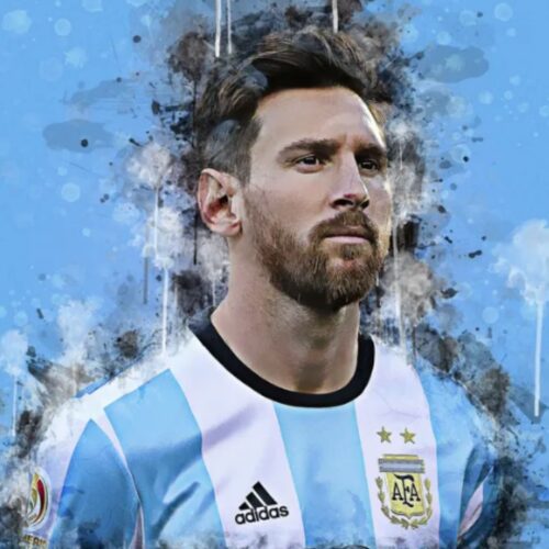 Mural Lionel Messi