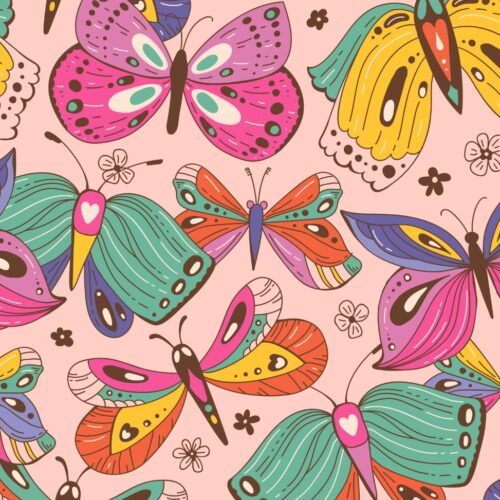 Mural Fantasía Mariposa