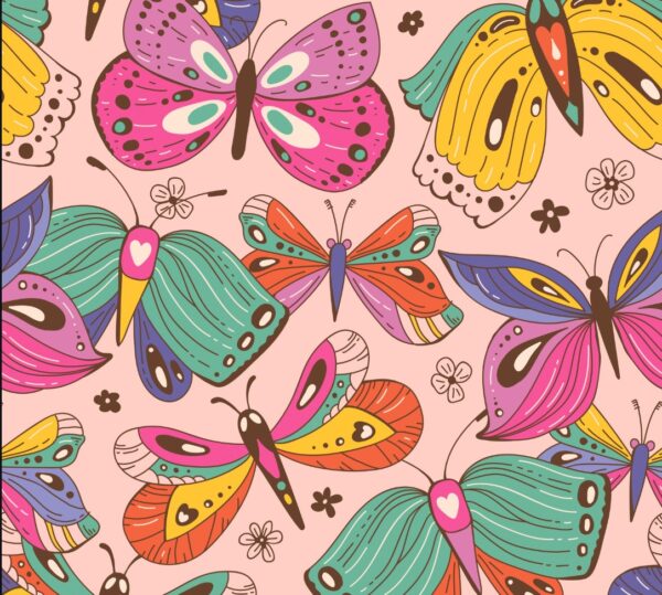Mural Fantasía Mariposa